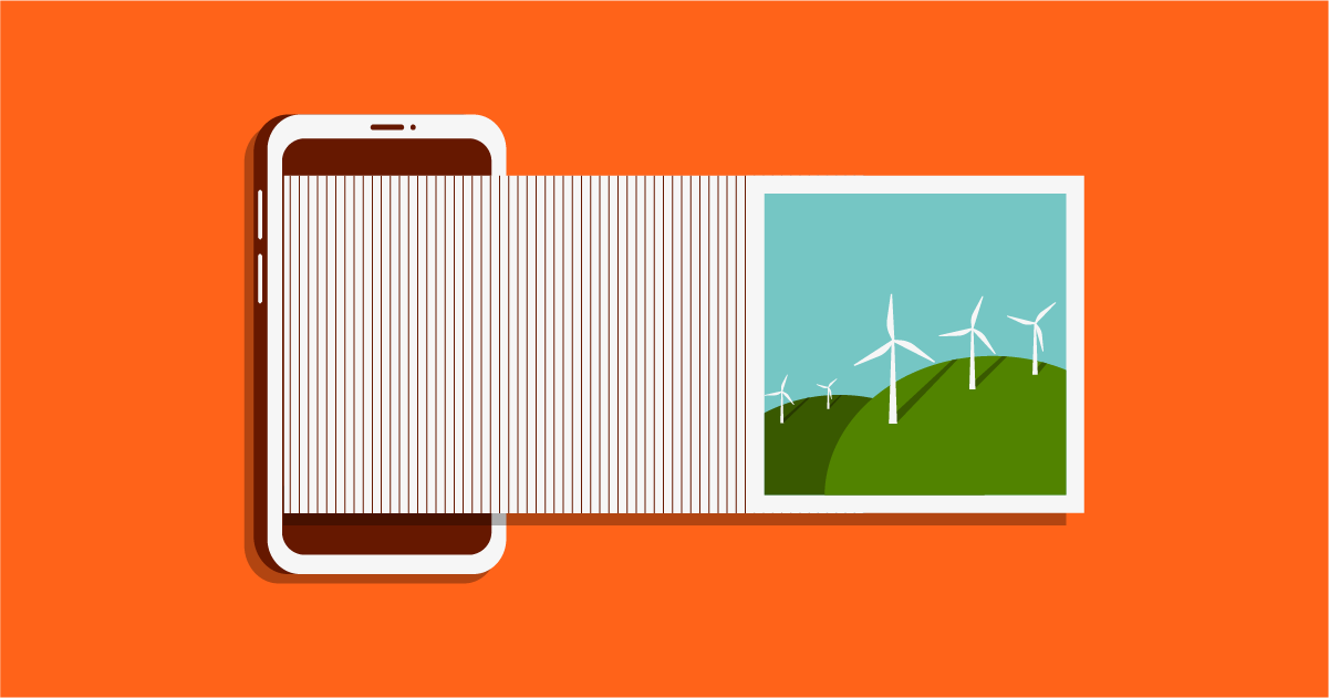 Photo library organization blog illustration