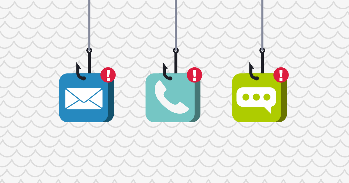 Smishing security blog illustration
