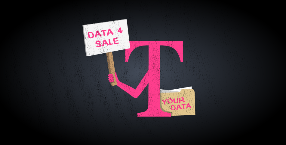 T-Mobile data sharing email graphic